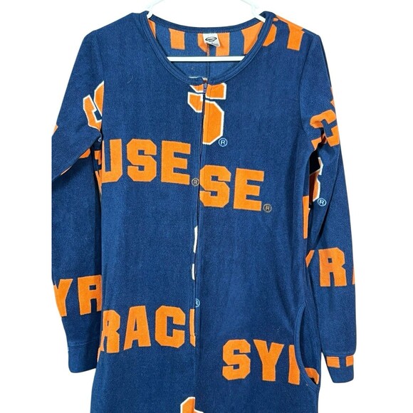 Concepts‎ Sports Syracuse Orange Adult Footed Pajamas Small Blue Orange - Picture 4 of 14